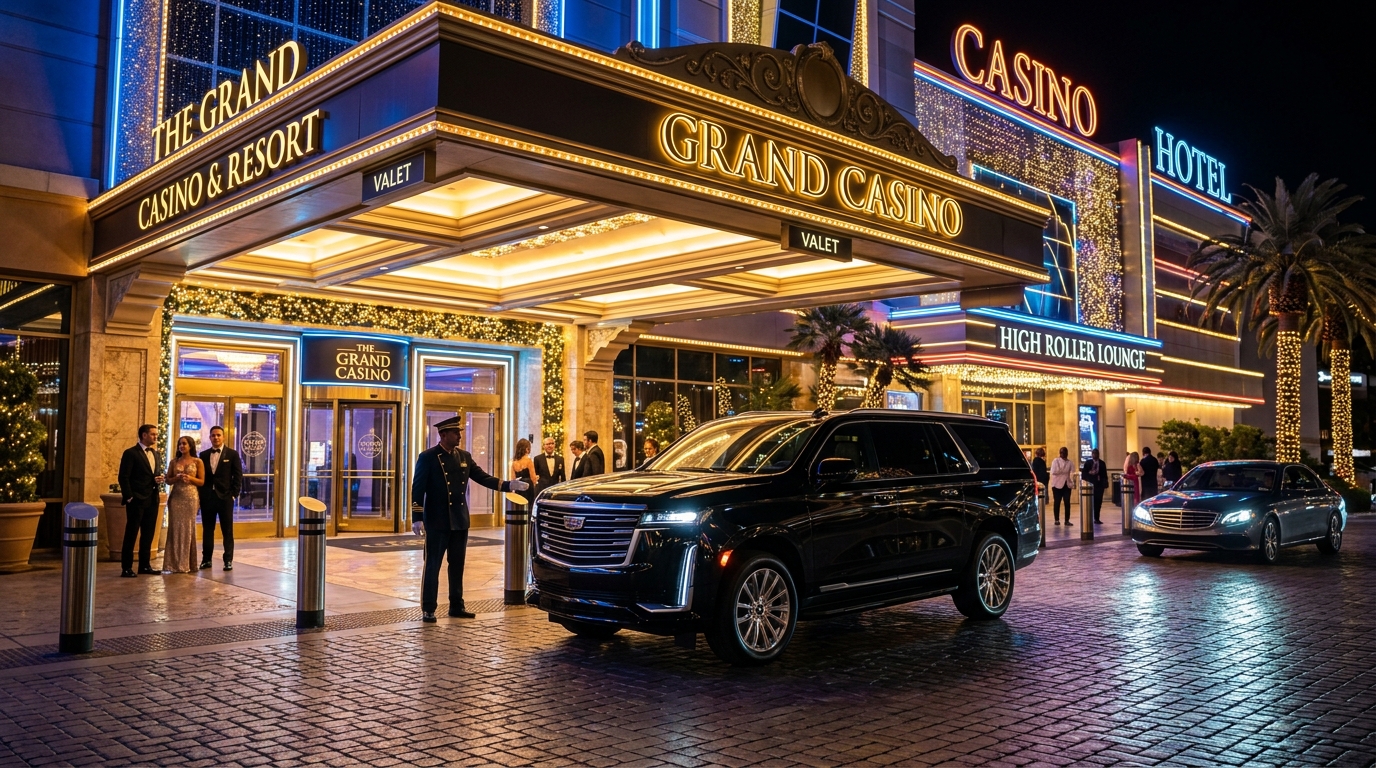 Luxury casino resort valet transportation